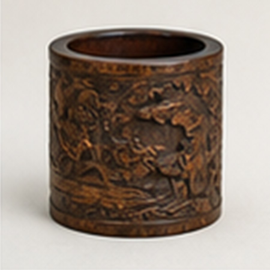 传世文房木座 · 包浆自然