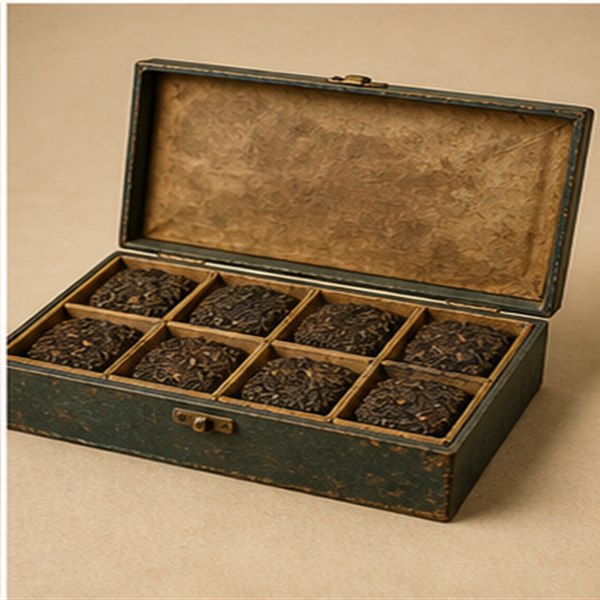 高端旧藏茶酒饮品收藏级茶饼开门老件
